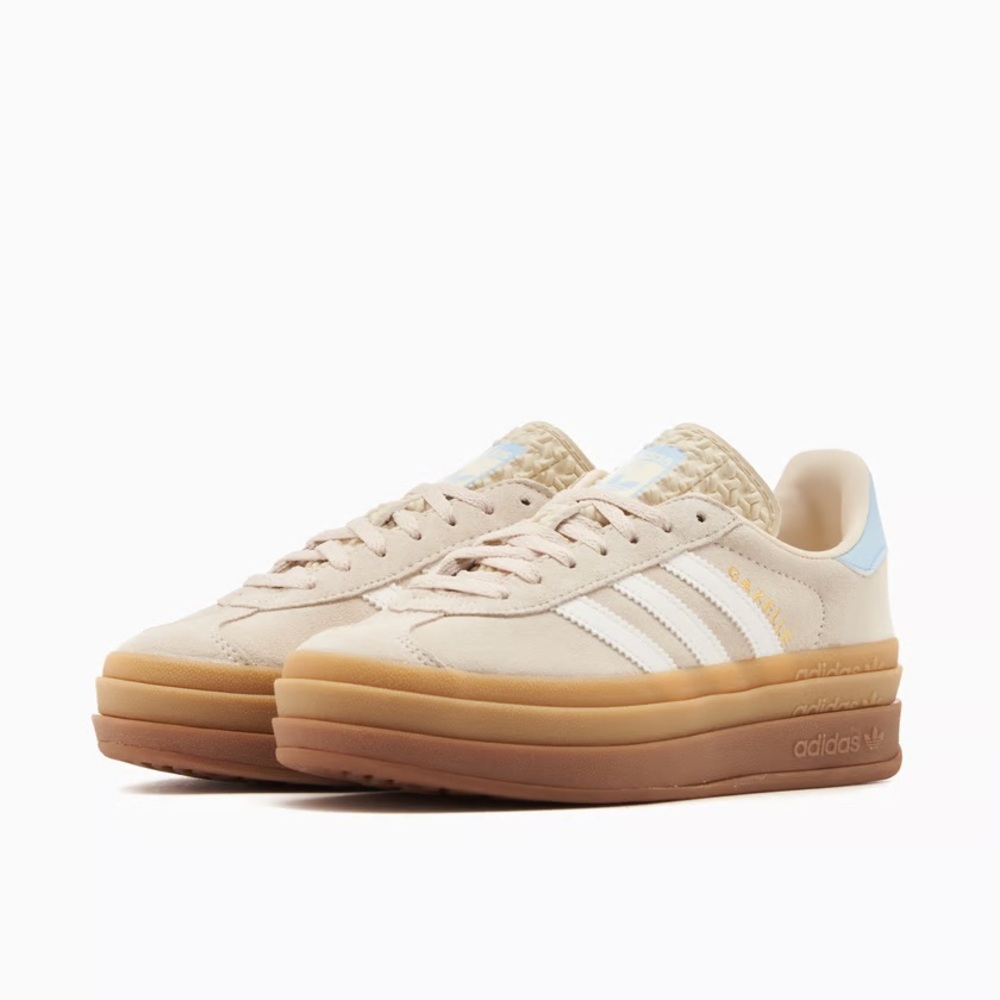 Adidas Originals Grade School Gazelle Bold in White （JH5540）